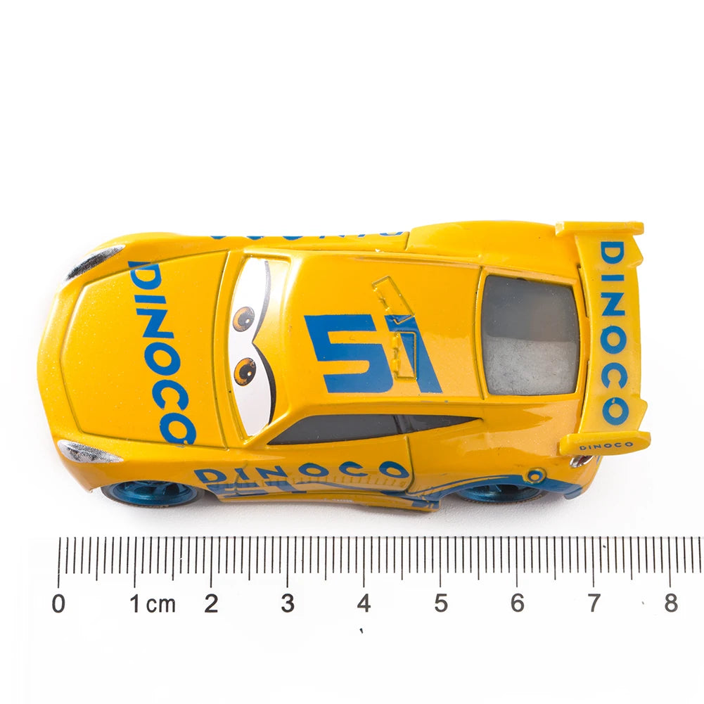 Disney 1:55 Scale Diecast Model Car – Alloy Body, No Sound/Light Version