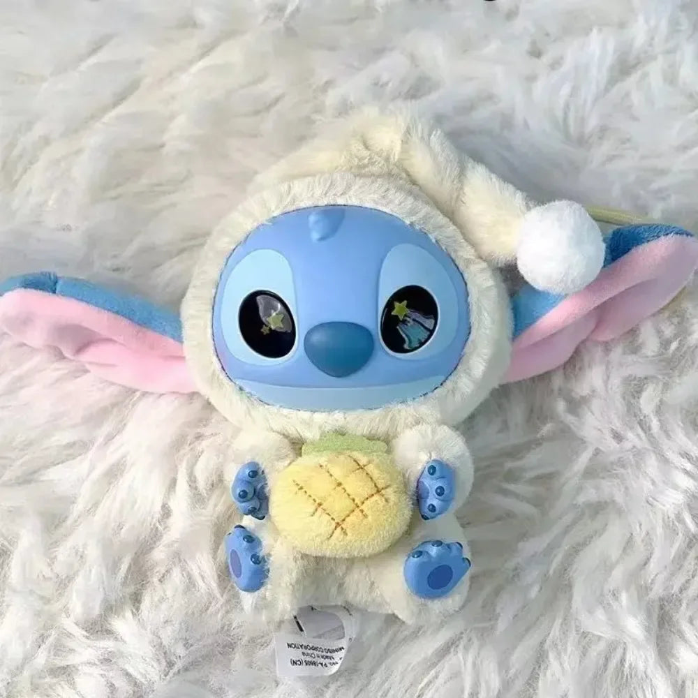 kawaii Nwe Stitch Blind Box Bag Eat Some Thing Before Sleep Series Vinyl Pendant Cute Doll Mystery Box Fluffy Doll Surprise Gift