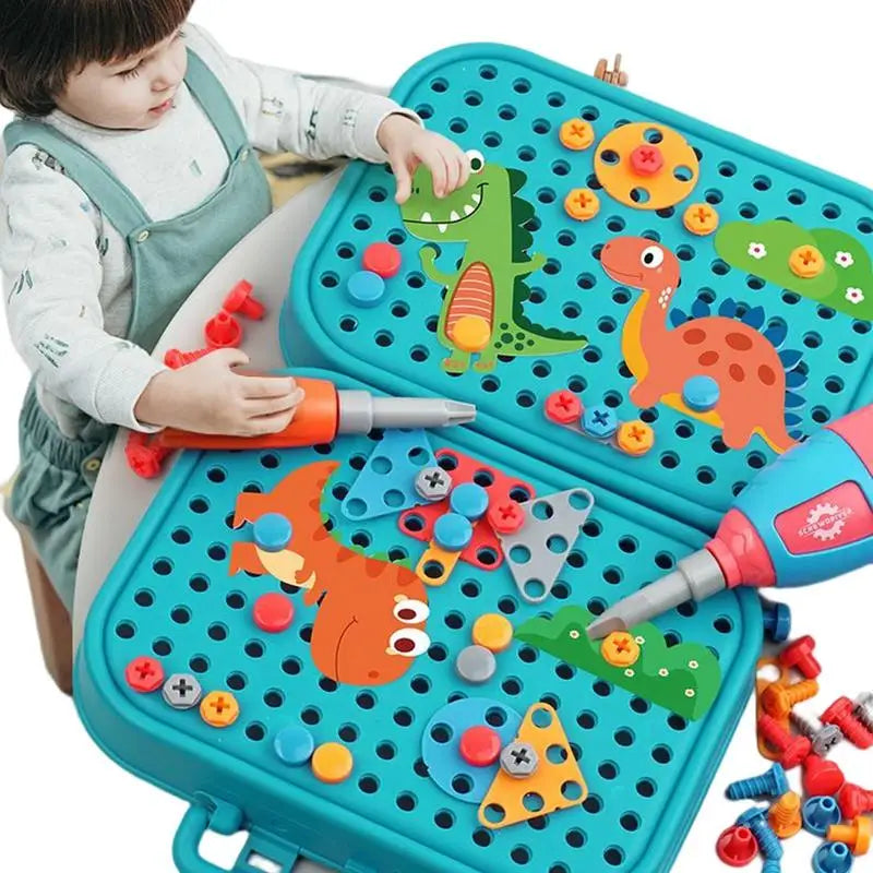 Pretend Play Drill Toys Set – Electric Drill Assembly Puzzle for Kids