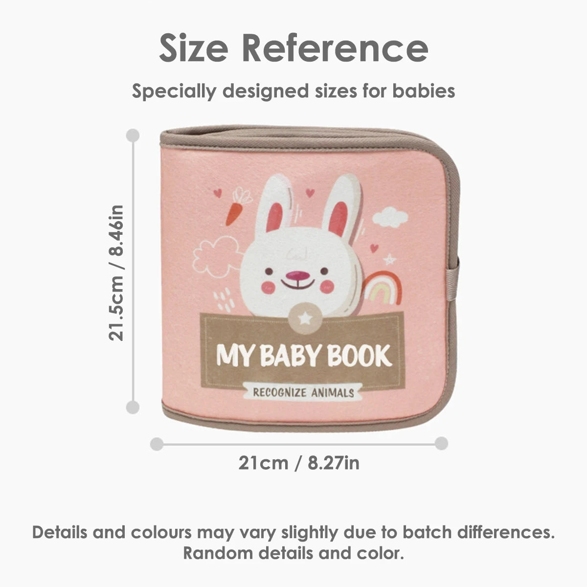 1pcs Montessori Busy Book Baby Early Education Book,Puzzle Toy, Animal Cognitive Fabric Book, Repeated Paste Book & Sensory toys