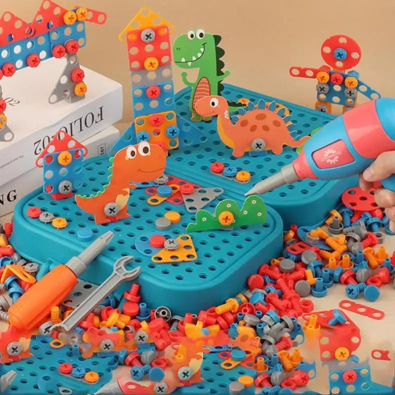 Pretend Play Drill Toys Set – Electric Drill Assembly Puzzle for Kids