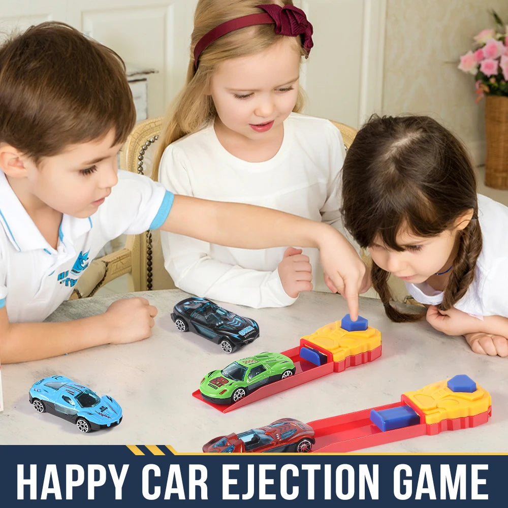 Children's toy car combination, pop-up, equipped with toy cars, various combinations, suitable for boys and girls as gifts!