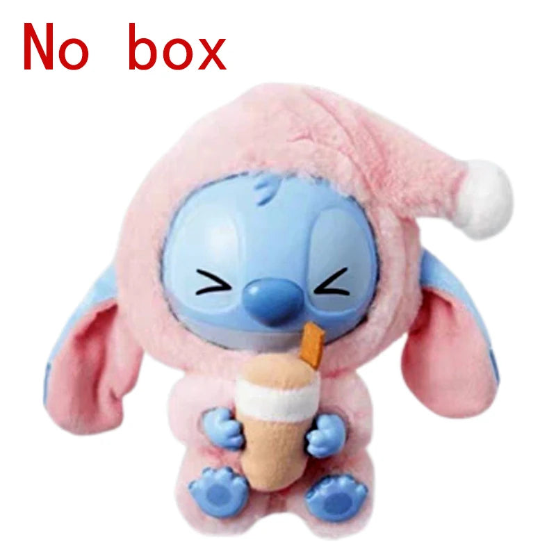 New Miniso Disney Stitch Eat Some Thing Before Sleep Series Vinyl Blind Box Bag Pendant Cute Doll Mystery Box Toy Adult Gift