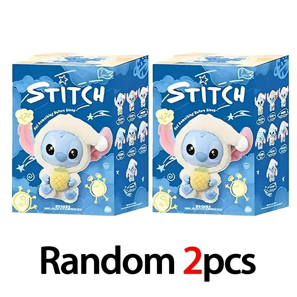 **kawaii Stitch$$ Blind Box Bag Eat Some Thing Before Sleep Series Vinyl Pendant Cute Doll Mystery Box Fluffy Doll Surprise Gift