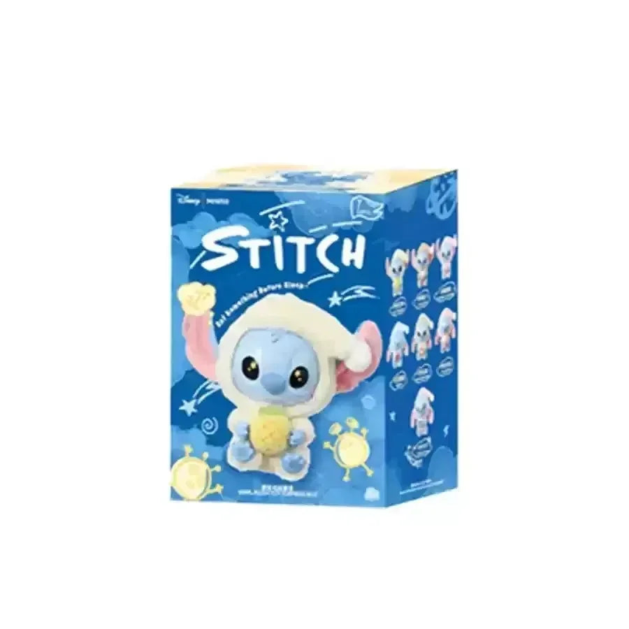 Nwe Miniso Disney Stitch Eat Some Thing Before Sleep Series Vinyl Blind Box Bag Pendant Cute Doll Mystery Box Toys Adult Gifts
