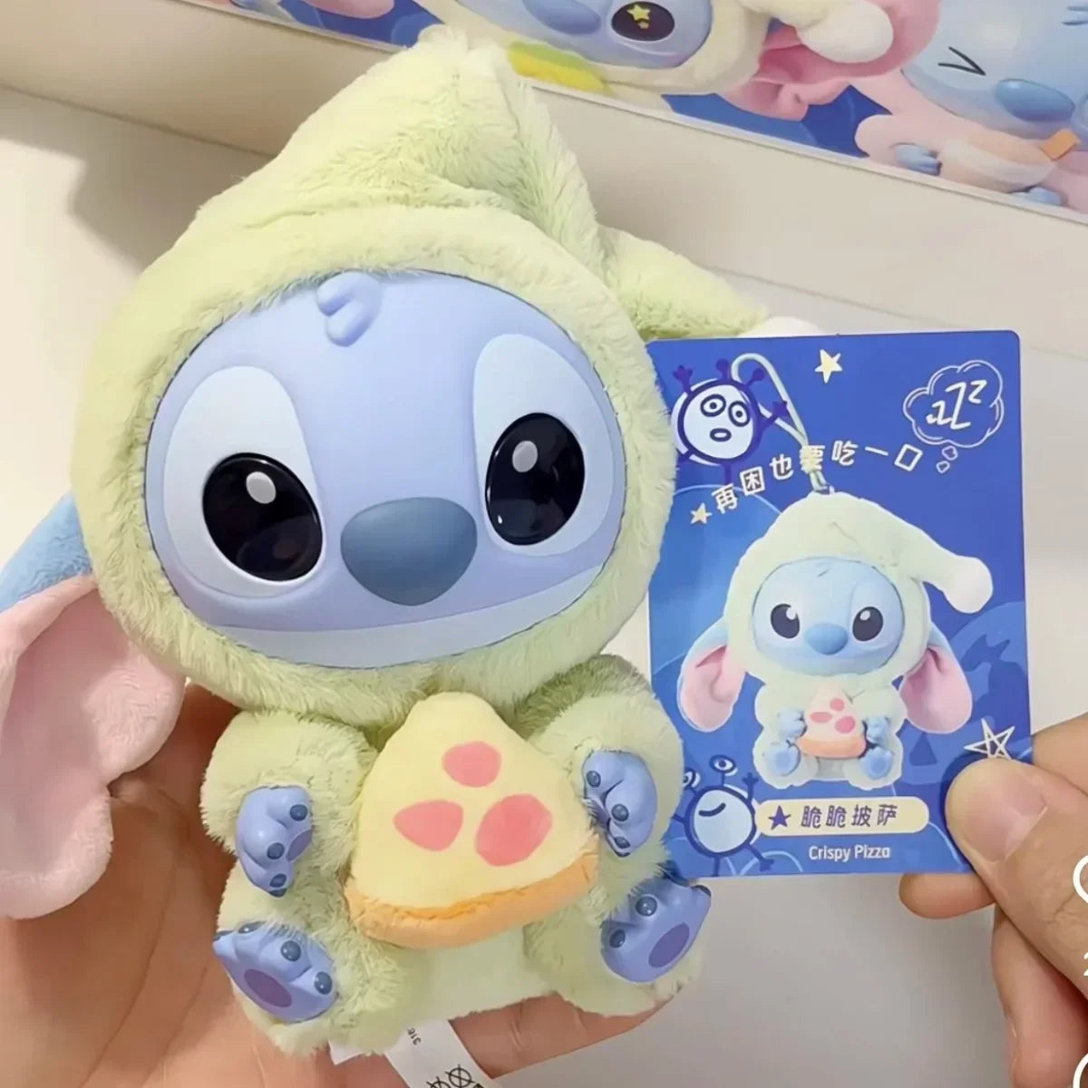 **kawaii Stitch$$ Blind Box Bag Eat Some Thing Before Sleep Series Vinyl Pendant Cute Doll Mystery Box Fluffy Doll Surprise Gift