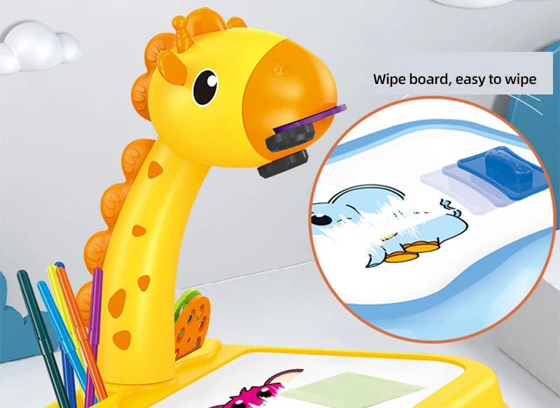 🖌️ Children’s LED Projector Drawing Table – Fun & Educational Painting Set
