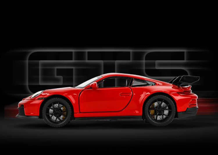 1: 32 Porsche 911 GT3 Sport Alloy Diecast Model Car – Sound, Light & Pull-Back Function