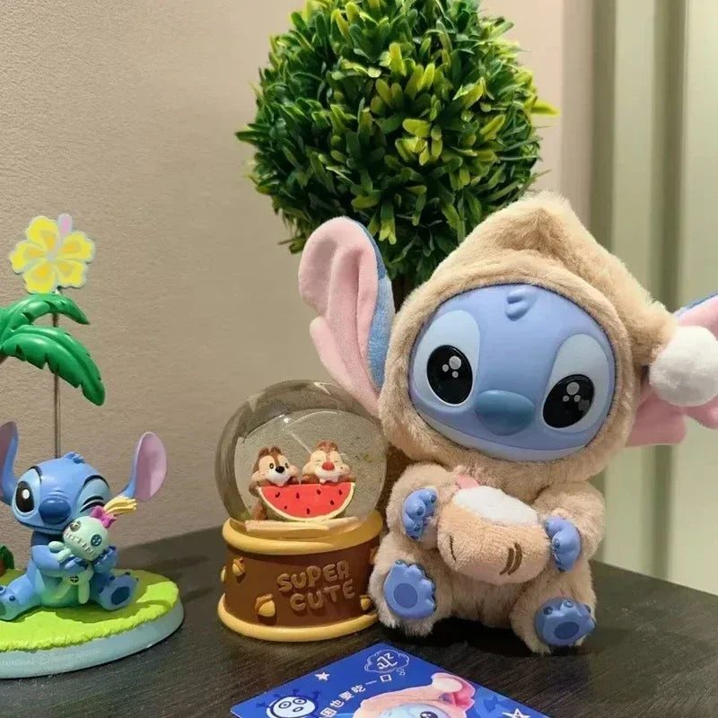 **kawaii Stitch$$ Blind Box Bag Eat Some Thing Before Sleep Series Vinyl Pendant Cute Doll Mystery Box Fluffy Doll Surprise Gift
