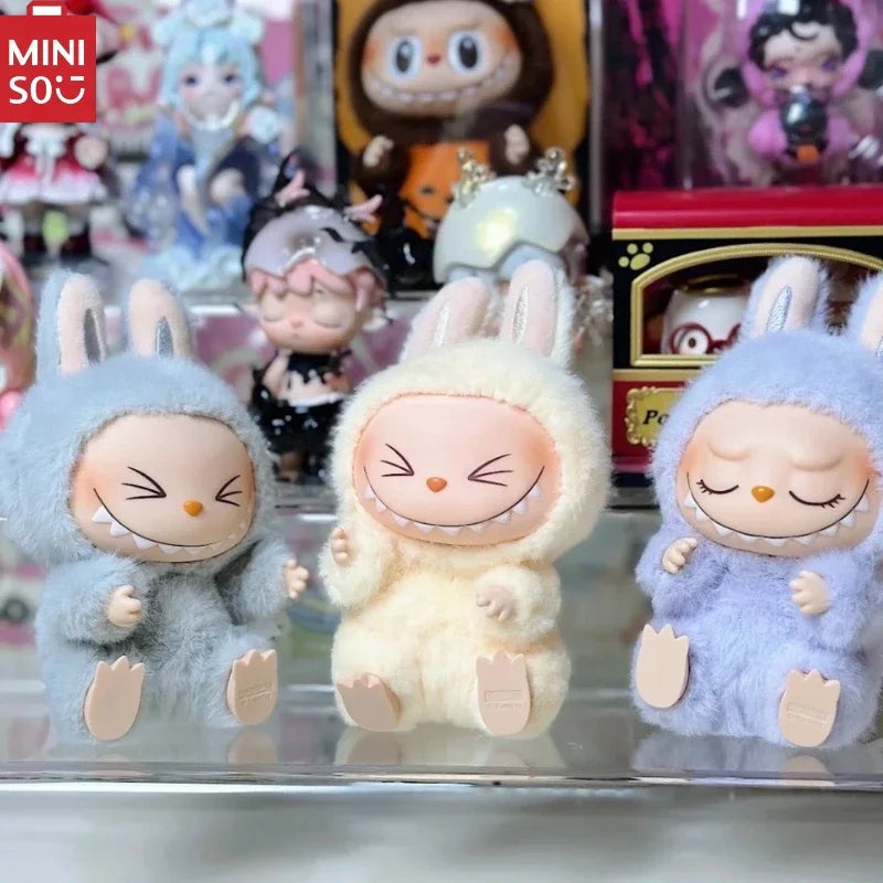 MINISO Blind Box Vinyl Doll 2nd Generation New Collection Have a Seat Plush Doll Action Figure Keychain Pendant Table Gift HOT