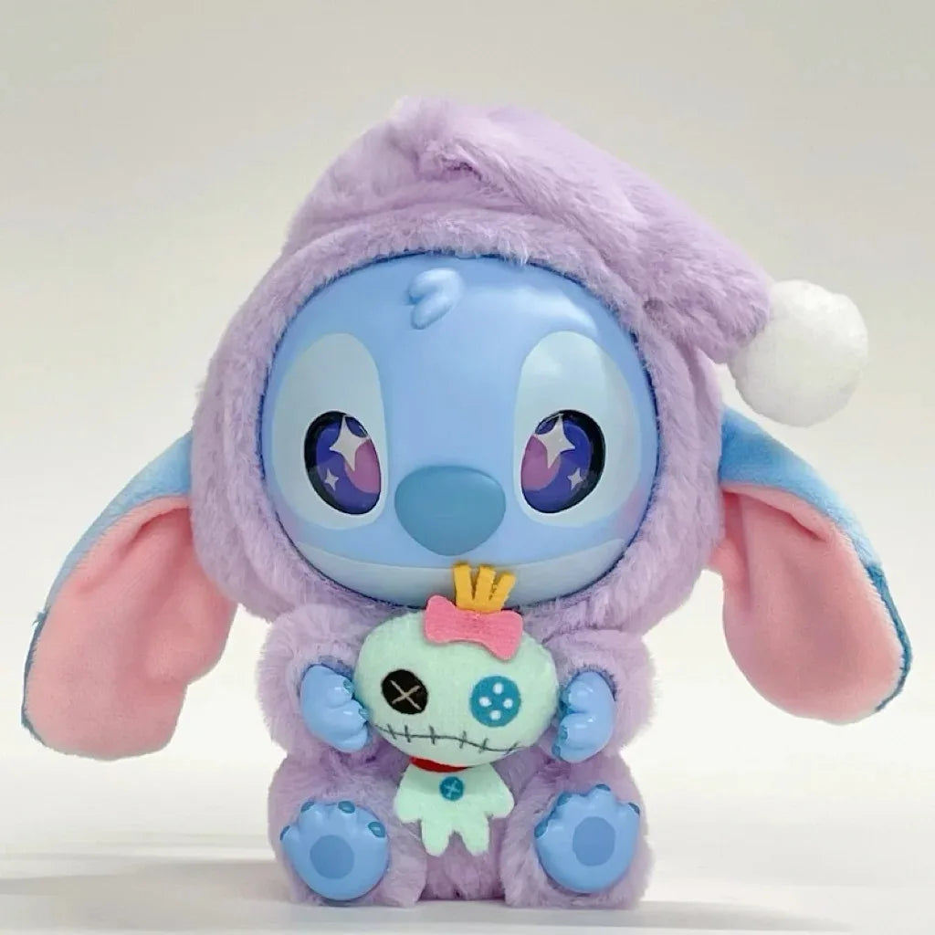 Nwe Miniso Disney Stitch Eat Some Thing Before Sleep Series Vinyl Blind Box Bag Pendant Cute Doll Mystery Box Toys Adult Gifts