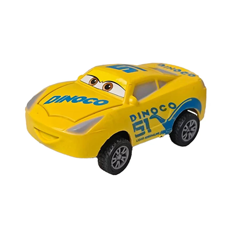 New Original Cars Disney Pixar Cars 3 Toys Lightning McQueen Mini Car Rebound Car Jackson Storm PVC Model Children's Gift Boxes