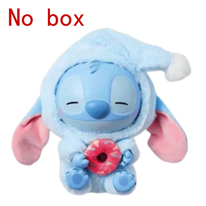 New Miniso Disney Stitch Eat Some Thing Before Sleep Series Vinyl Blind Box Bag Pendant Cute Doll Mystery Box Toy Adult Gift
