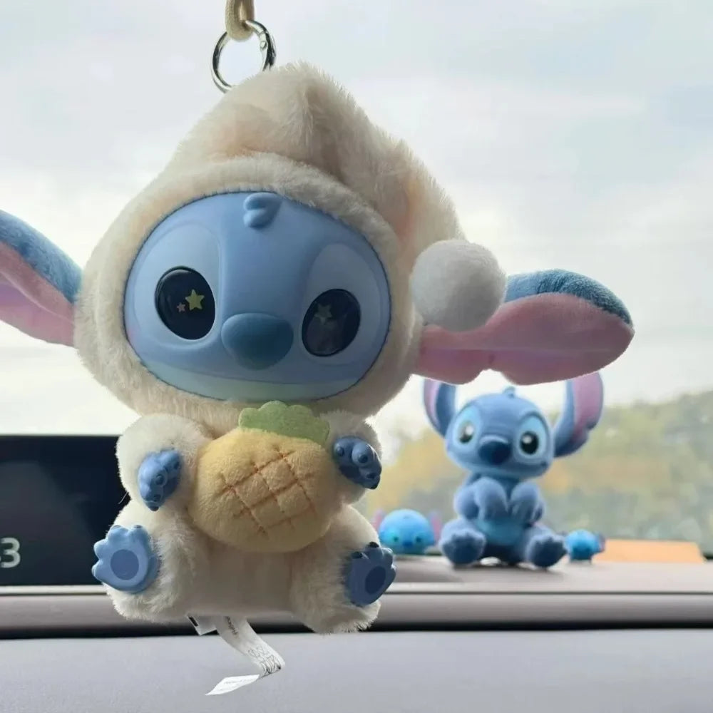 kawaii Nwe Stitch Blind Box Bag Eat Some Thing Before Sleep Series Vinyl Pendant Cute Doll Mystery Box Fluffy Doll Surprise Gift