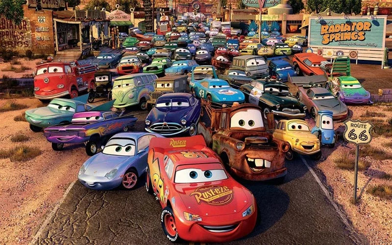 New Original Cars Disney Pixar Cars 3 Toys Lightning McQueen Mini Car Rebound Car Jackson Storm PVC Model Children's Gift Boxes