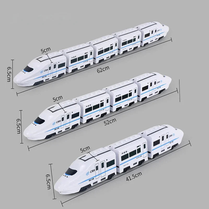 TOYMOGER Electric Train Toy – Lights, Sound &amp; 360° Bump-and-Go Action