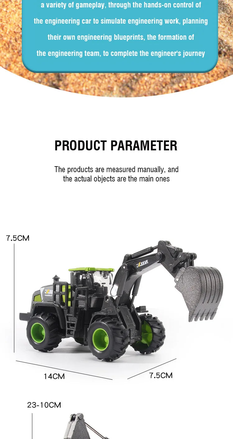 Kmoist 1:50 Scale Diecast Model Car – Adjustable Joints &amp; Realistic Simulation