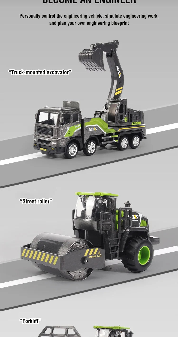 Kmoist 1:50 Scale Diecast Model Car – Adjustable Joints &amp; Realistic Simulation