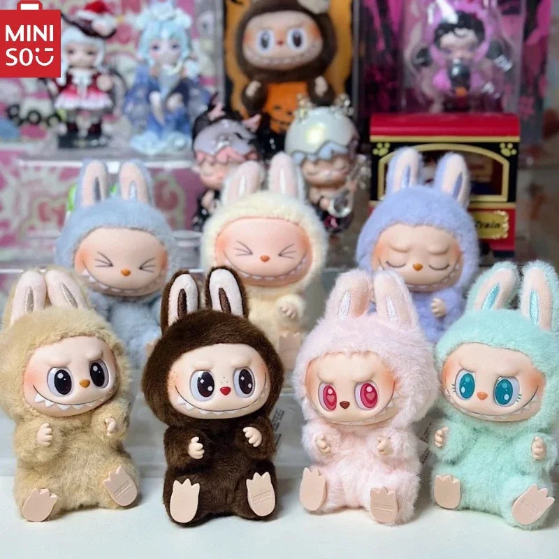MINISO Blind Box Vinyl Doll 2nd Generation New Collection Have a Seat Plush Doll Action Figure Keychain Pendant Table Gift HOT