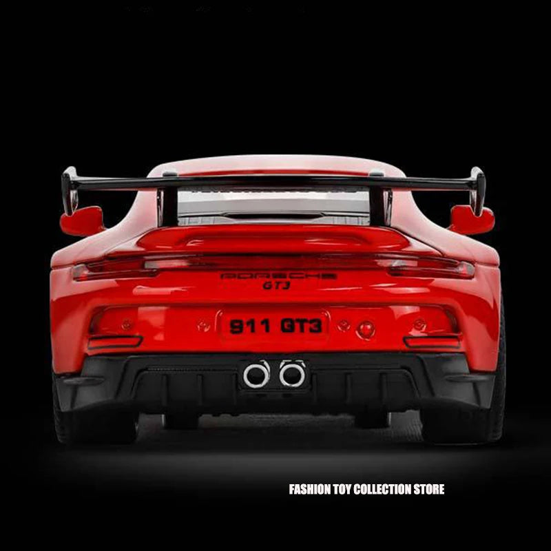 1: 32 Porsche 911 GT3 Sport Alloy Diecast Model Car – Sound, Light &amp; Pull-Back Function