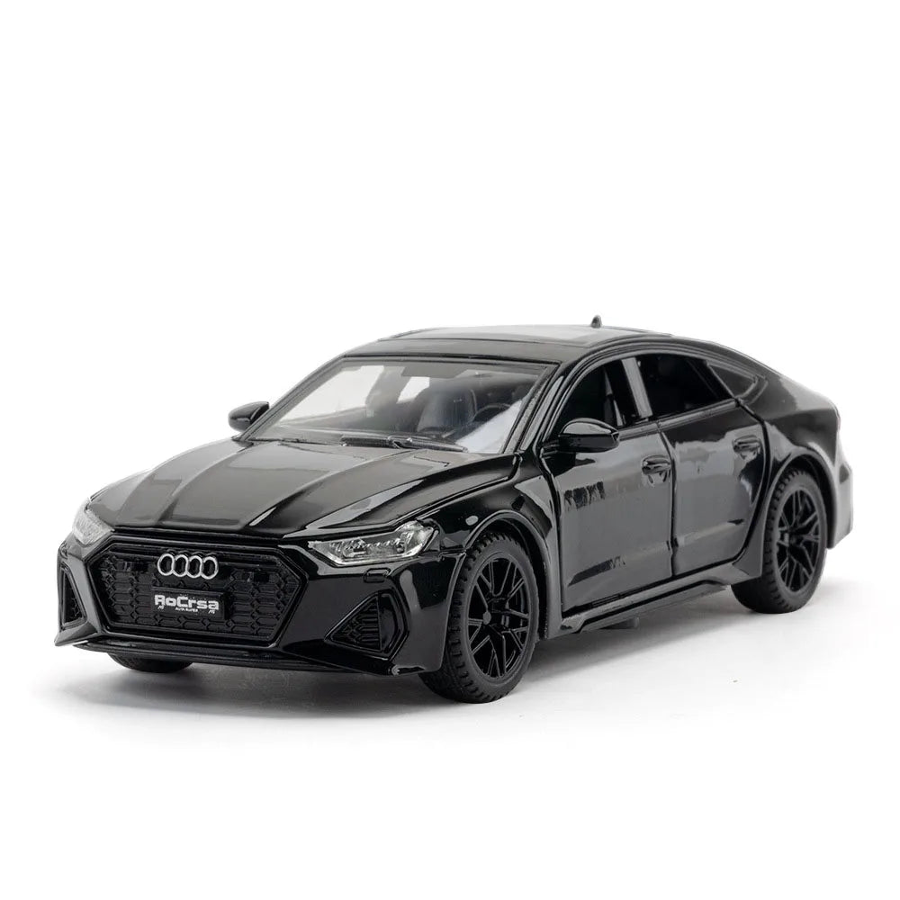 RS7 Sportback Alloy Diecast Model Car – 6 Doors Open, Sound & Light, Pull-Back Function