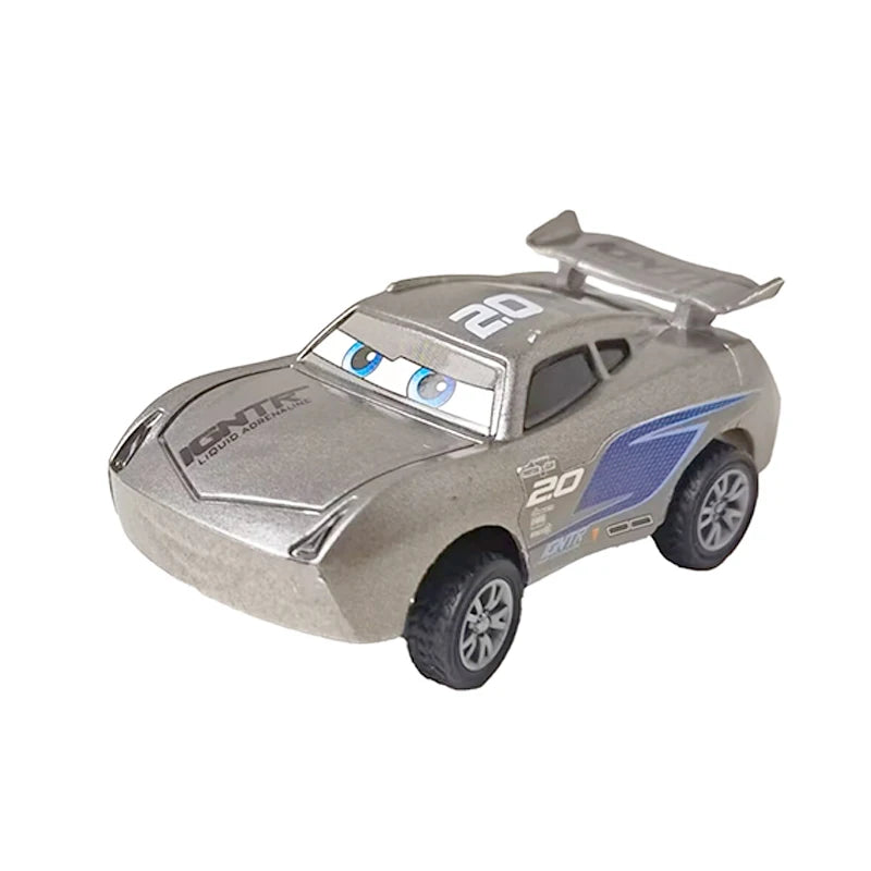 New Original Cars Disney Pixar Cars 3 Toys Lightning McQueen Mini Car Rebound Car Jackson Storm PVC Model Children's Gift Boxes