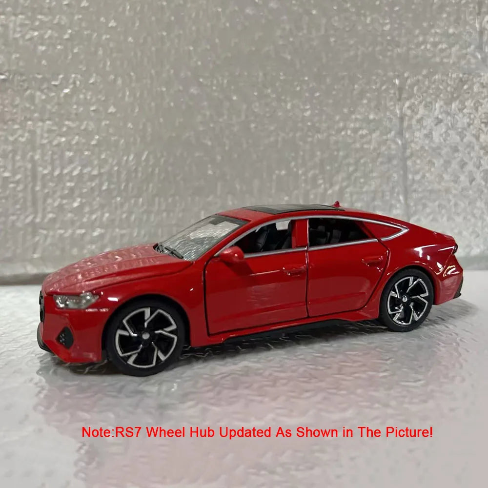 RS7 Sportback Alloy Diecast Model Car – 6 Doors Open, Sound & Light, Pull-Back Function