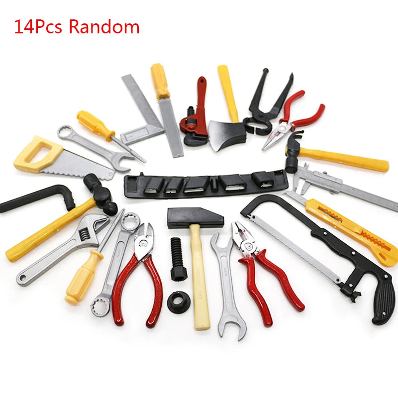 Kids Simulation Repair Drill Tool Set – Safe Plastic Pretend Play Construction Toys