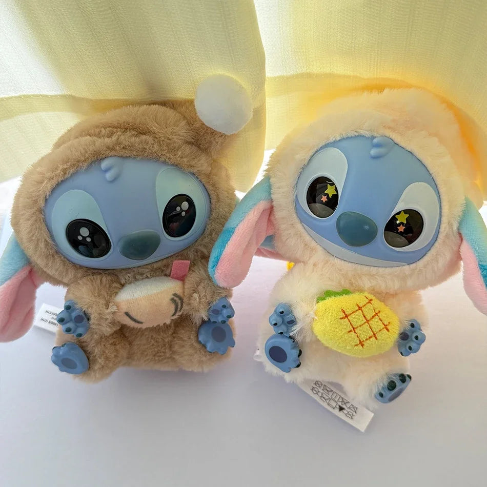 15CM New Stitch Eat Something Before Sleep Series Blind Box Plush Dolls Pendant Cute Doll Ornament Mystery Box Surprise Toy Gift