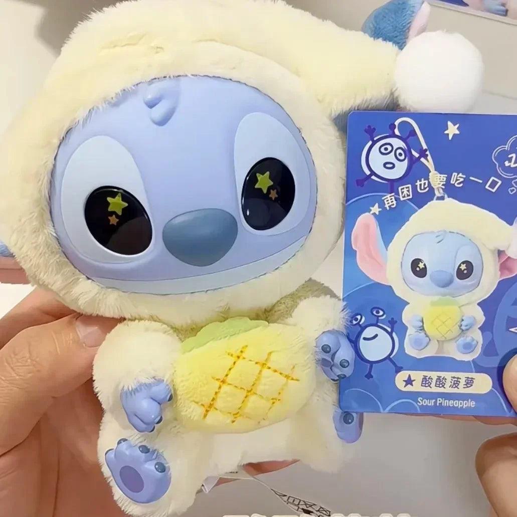 **kawaii Stitch$$ Blind Box Bag Eat Some Thing Before Sleep Series Vinyl Pendant Cute Doll Mystery Box Fluffy Doll Surprise Gift
