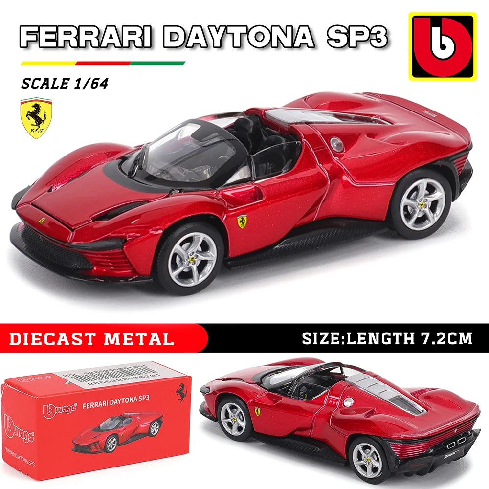 1:64 Scale Ferrari Diecast Model Car – Official Licensed Collectible