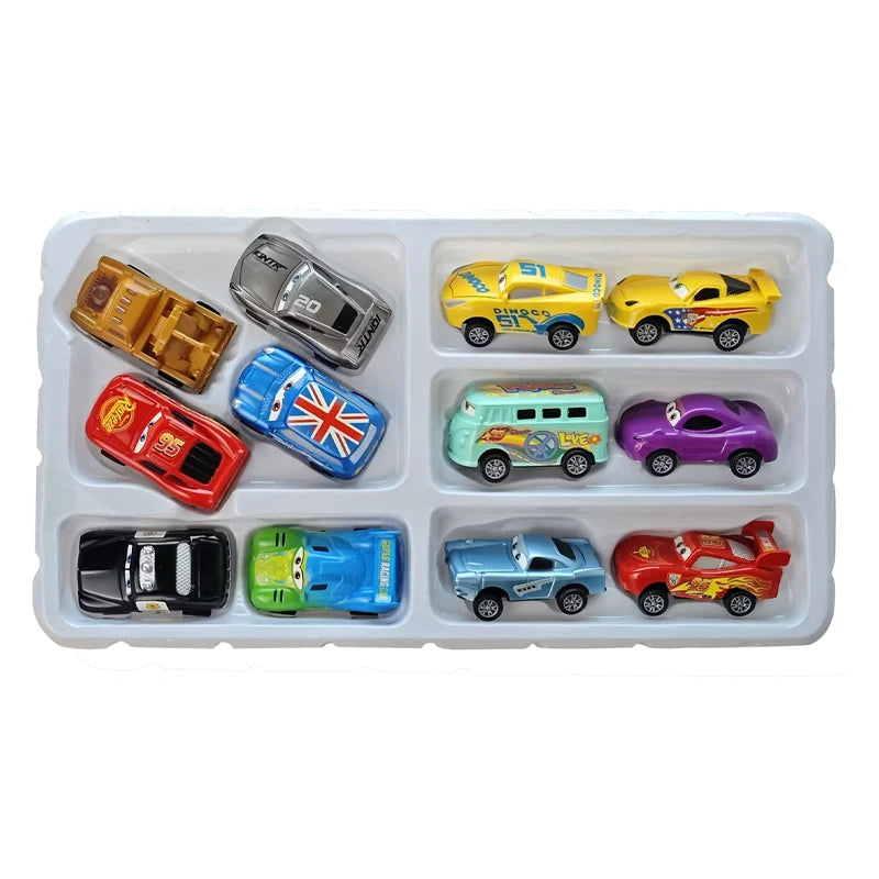 New Original Cars Disney Pixar Cars 3 Toys Lightning McQueen Mini Car Rebound Car Jackson Storm PVC Model Children's Gift Boxes