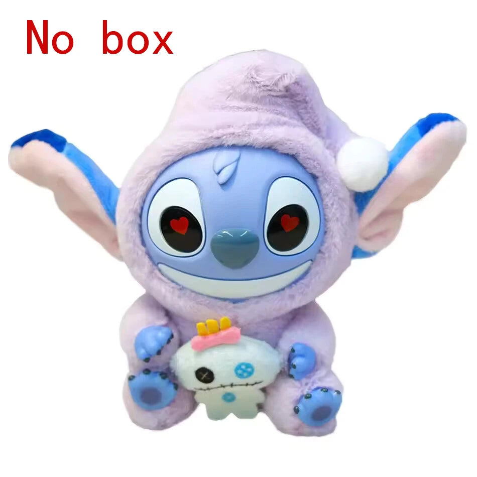 New Miniso Disney Stitch Eat Some Thing Before Sleep Series Vinyl Blind Box Bag Pendant Cute Doll Mystery Box Toy Adult Gift