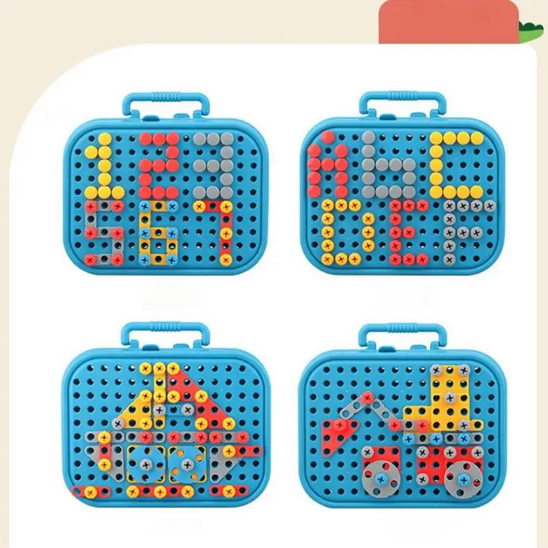 Pretend Play Drill Toys Set – Electric Drill Assembly Puzzle for Kids