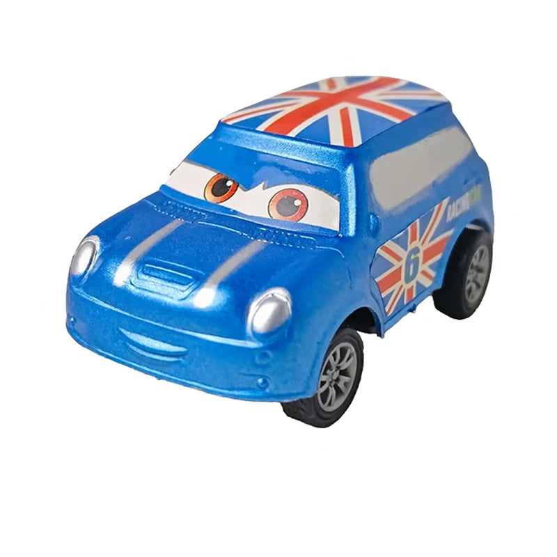New Original Cars Disney Pixar Cars 3 Toys Lightning McQueen Mini Car Rebound Car Jackson Storm PVC Model Children's Gift Boxes