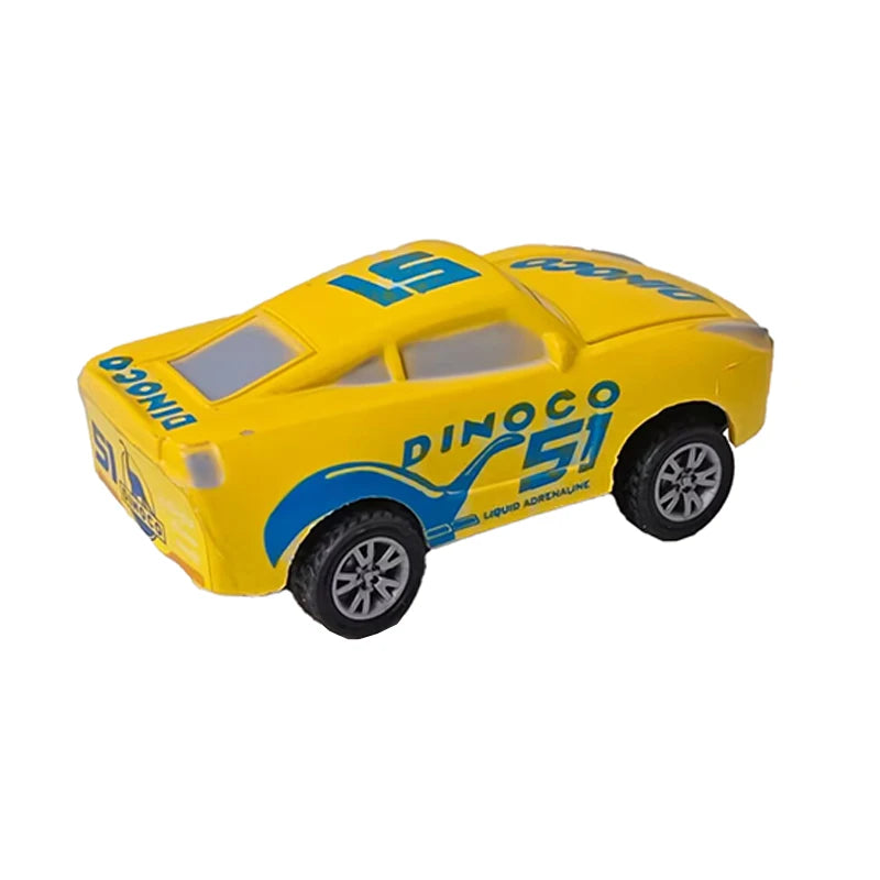 New Original Cars Disney Pixar Cars 3 Toys Lightning McQueen Mini Car Rebound Car Jackson Storm PVC Model Children's Gift Boxes