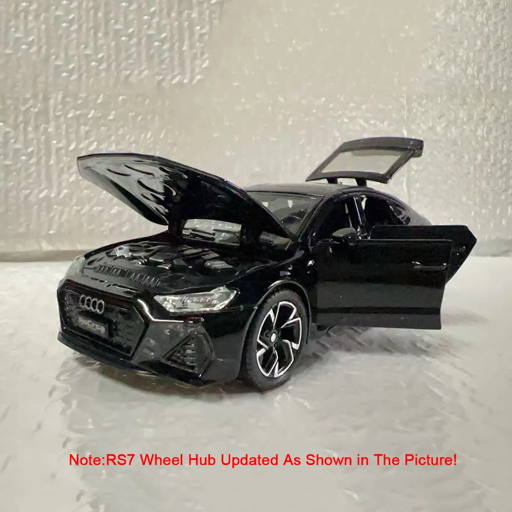 RS7 Sportback Alloy Diecast Model Car – 6 Doors Open, Sound & Light, Pull-Back Function