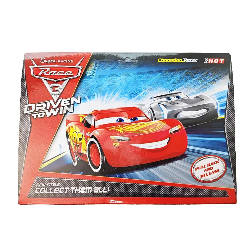 New Original Cars Disney Pixar Cars 3 Toys Lightning McQueen Mini Car Rebound Car Jackson Storm PVC Model Children's Gift Boxes